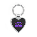 'Unity is Badass'  Rock Heart Keyring - By Suck it Sandwich