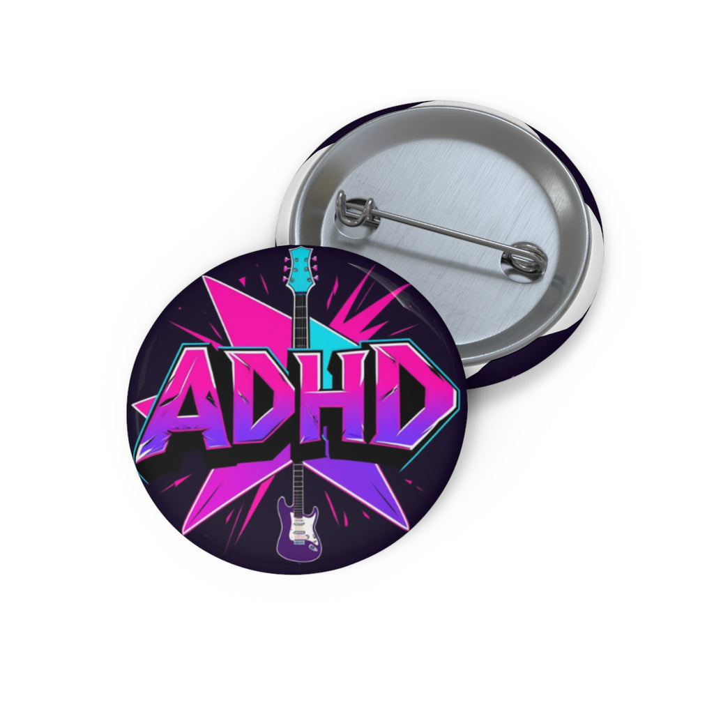 ADHD Rocks Suck it Sandwich Pin Button