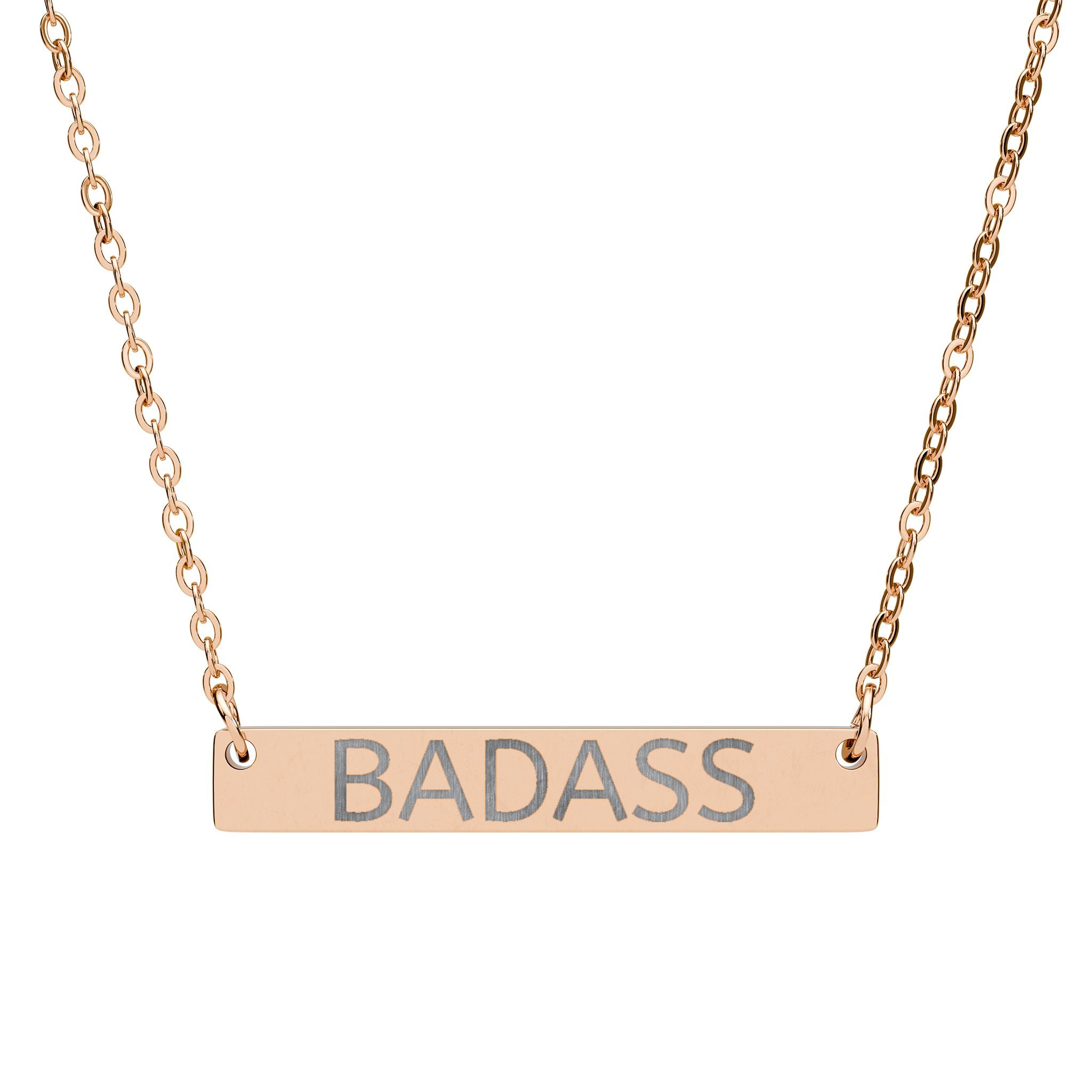 'BADASS' Bar Necklace - By Suck it Sandwich