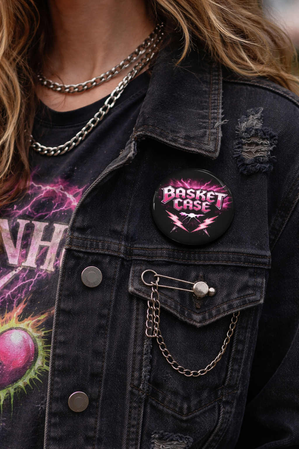 Basket Case - Suck it Sandwich Pin Button