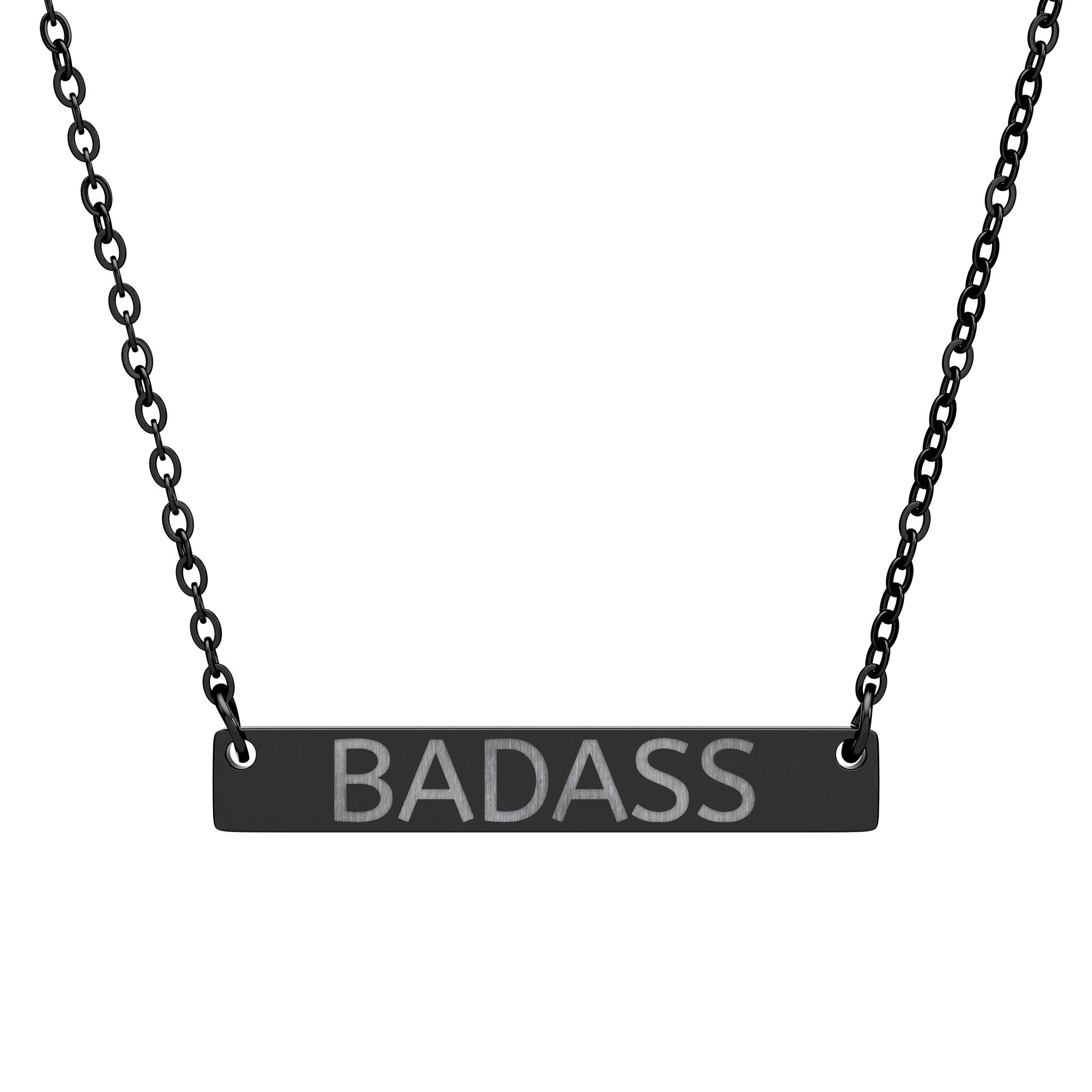 'BADASS' Bar Necklace - By Suck it Sandwich
