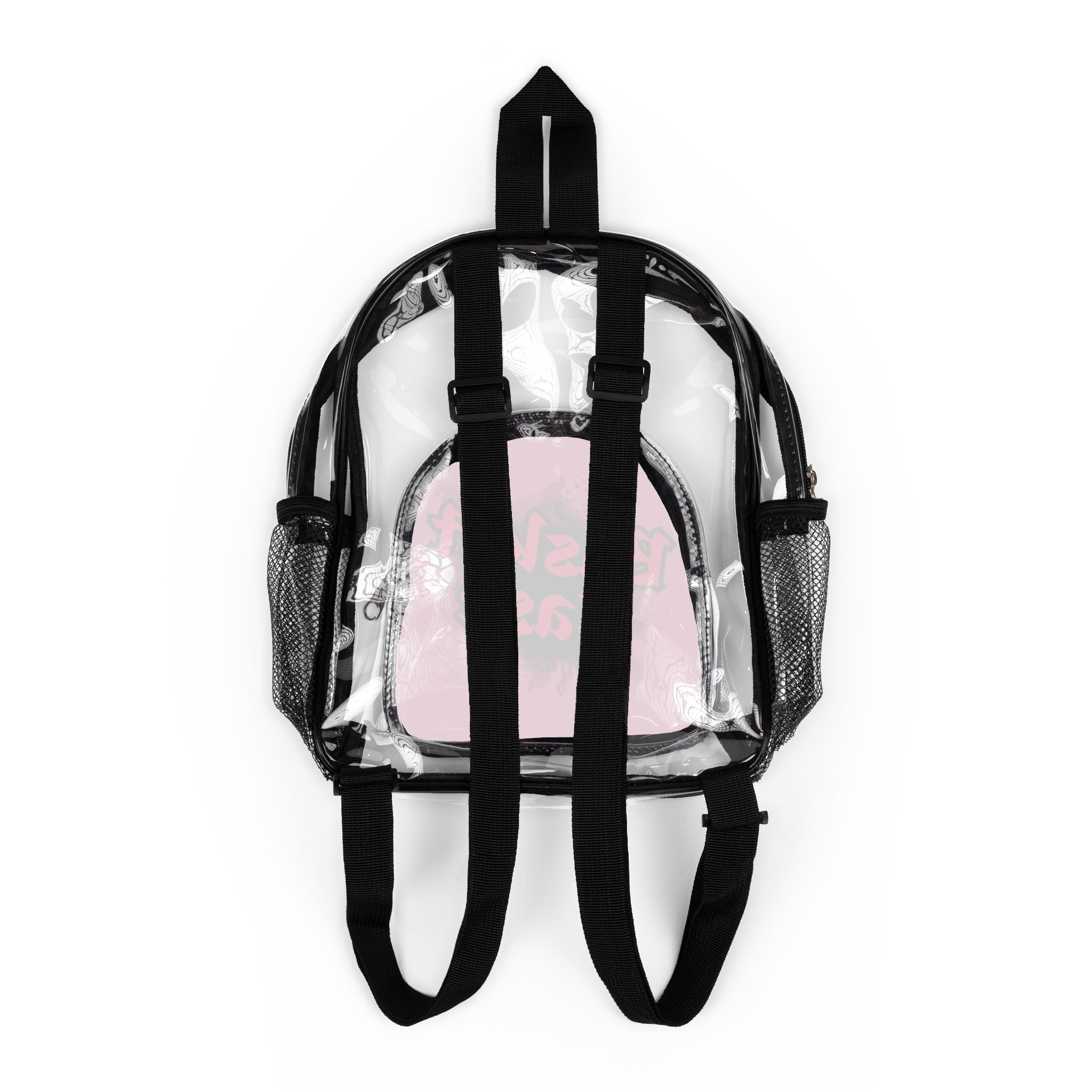Basket Case Clear Backpack for gigs and giggles - By Suck it Sandwich