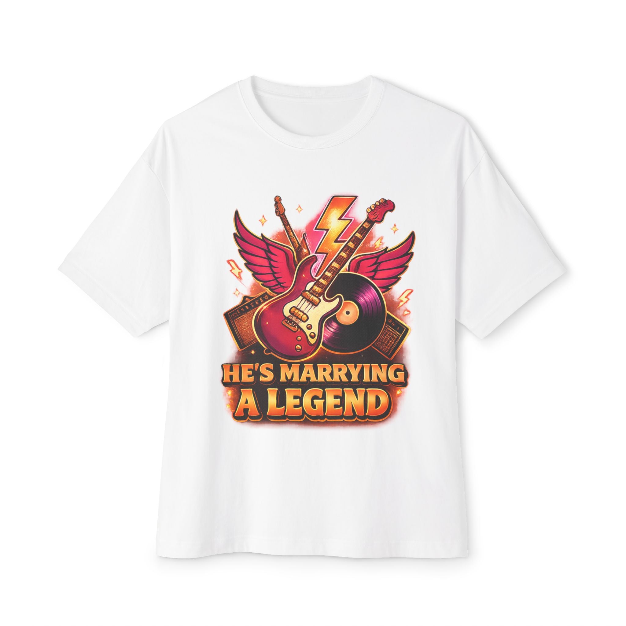 "He's Marrying a Legend" Suck it Sandwich T-Shirt — Rock & Roll Wedding Tee