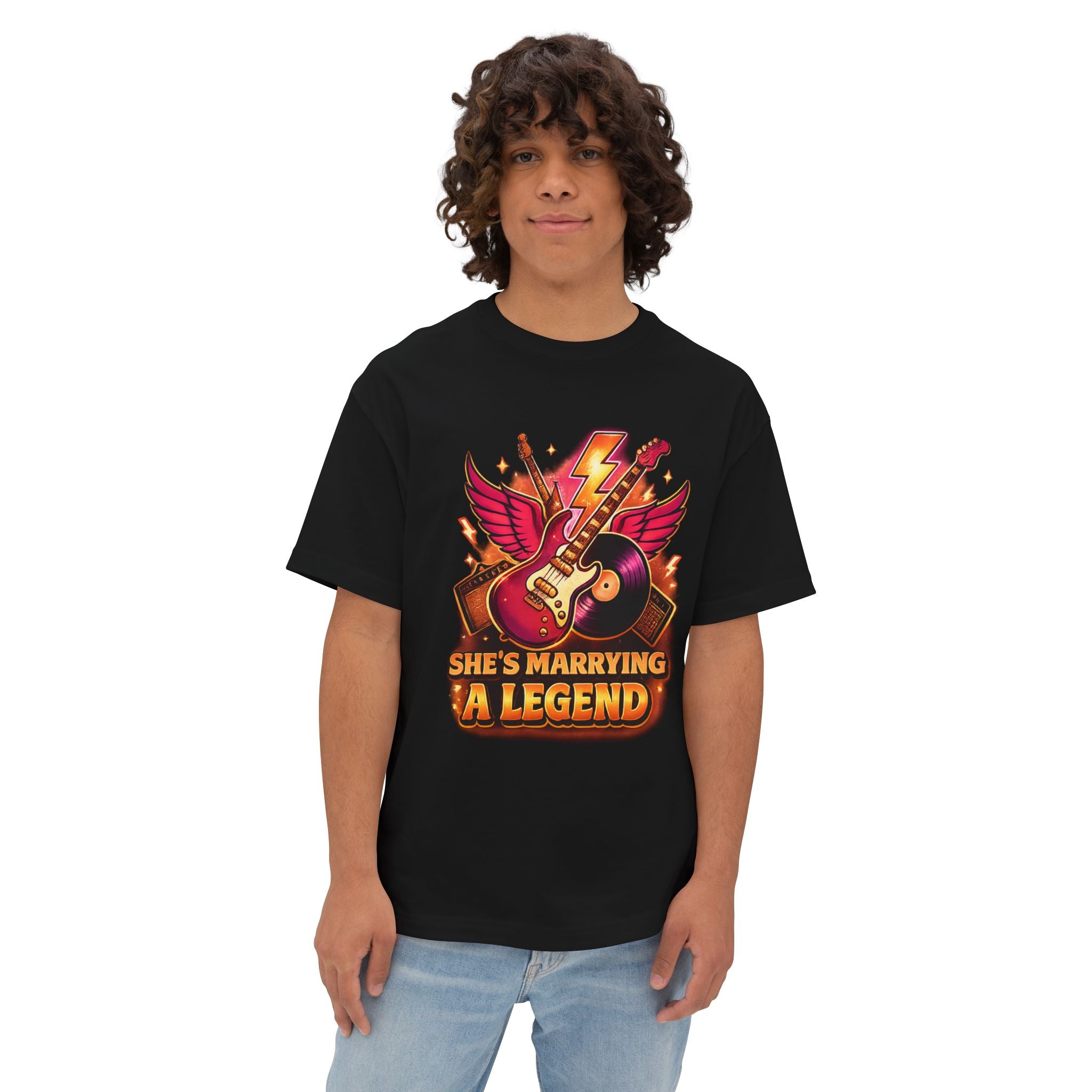 "She's Marrying a Legend" Suck it Sandwich T-Shirt — Rock & Roll Wedding Tee