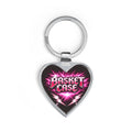 'Basket Case'  Rock Heart Keyring - By Suck it Sandwich
